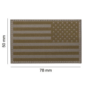 USA Reversed Flag Patch- Clawgear