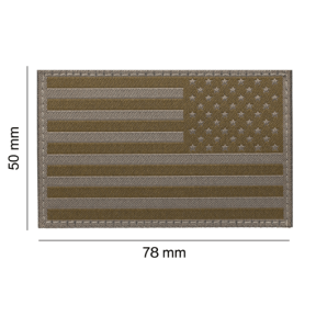 USA Reversed Flag Patch- Clawgear