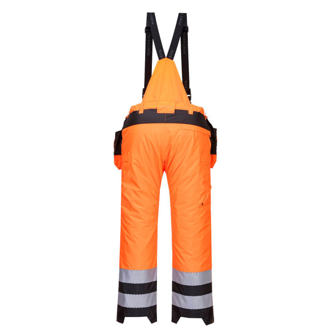Winterbroek PW3 hoge zichtbaarheid Oranje Zwart - Portwest