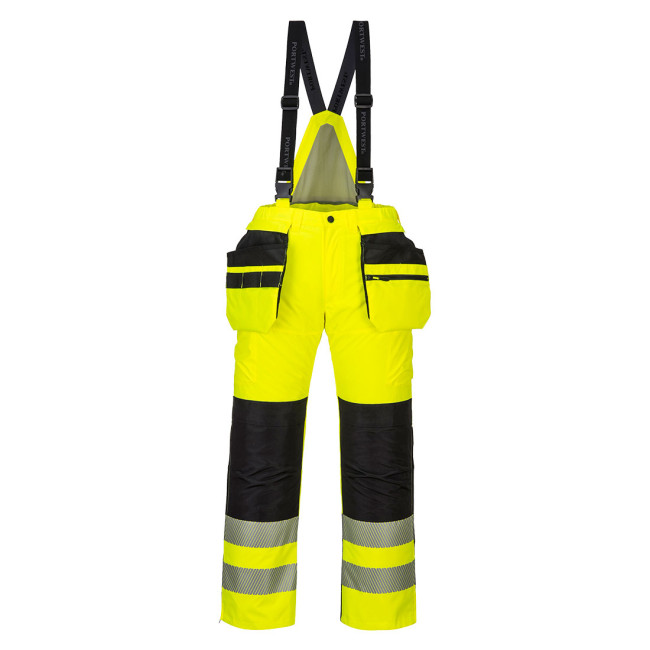 Pantalon d'hiver PW3 haute visibilité Jaune Noir - Portwest