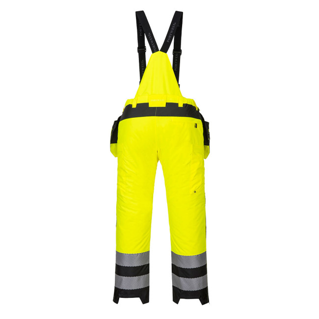 Winterbroek PW3 hoge zichtbaarheid Geel Zwart - Portwest