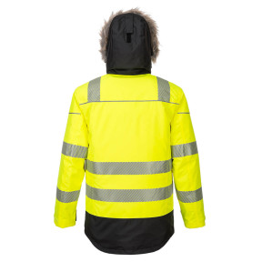 Parka hiver HV PW3 Jaune et Noir - Portwest