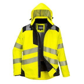 Dames Winterparka Geel waterdicht en gewatteerd - Portwest