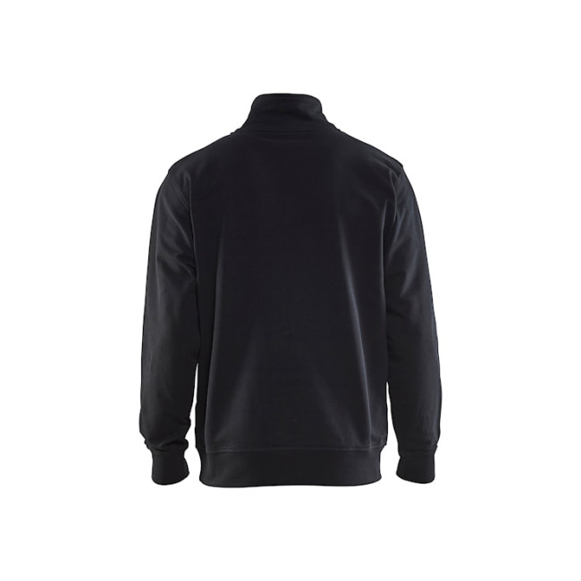 Sweat col camionneur bicolore Noir/Jaune fluo - Blaklader
