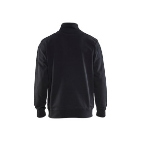 Sweat col camionneur bicolore Noir/Jaune fluo - Blaklader