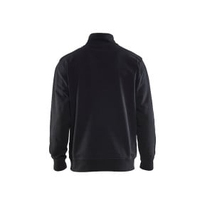 Sweat col camionneur bicolore Noir/Jaune fluo - Blaklader