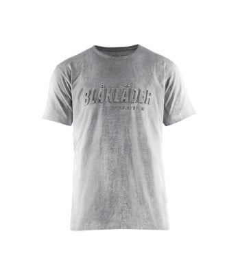 T-shirt imprimé 3D Gris chiné - Blaklader