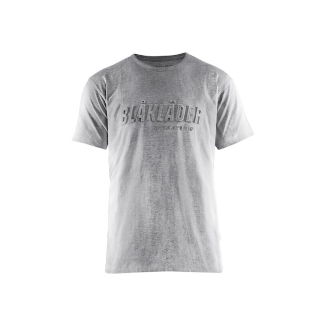 T-shirt imprimé 3D Gris chiné - Blaklader