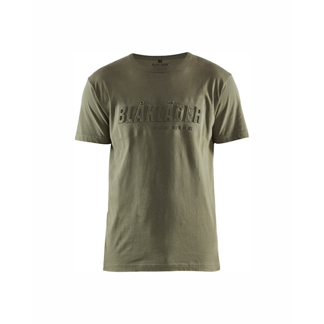 T-shirt imprimé 3D Vert Automne - Blaklader