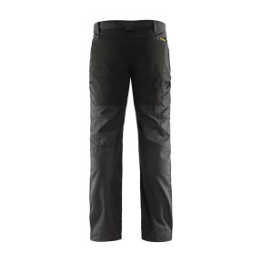 Pantalon maintenance +stretch Gris Foncé/Noir - Blaklader