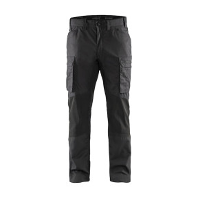 Pantalon maintenance +stretch Gris Foncé/Noir - Blaklader