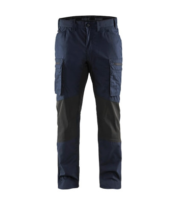 Pantalon maintenance +stretch Marine foncé/Noir - Blaklader