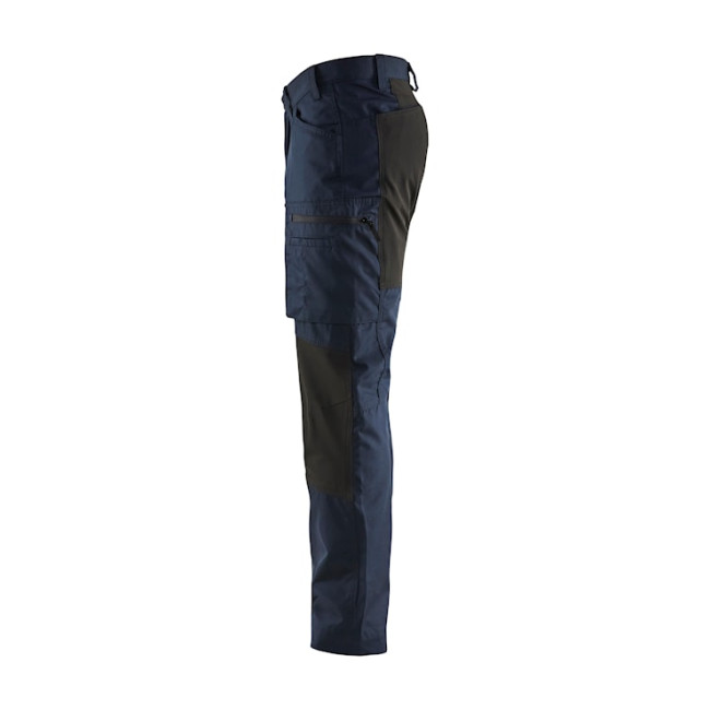 Pantalon maintenance +stretch Marine foncé/Noir - Blaklader