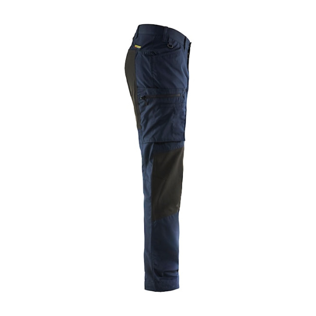 Pantalon maintenance +stretch Marine foncé/Noir - Blaklader