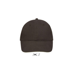 Casquette buffalo chocolat/beige - Sol's