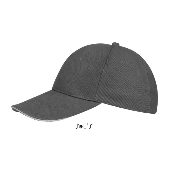 Casquette buffalo gris foncé/gris - Sol's
