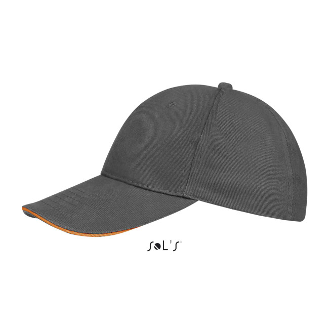 Casquette buffalo gris fonce/oran - Sol's