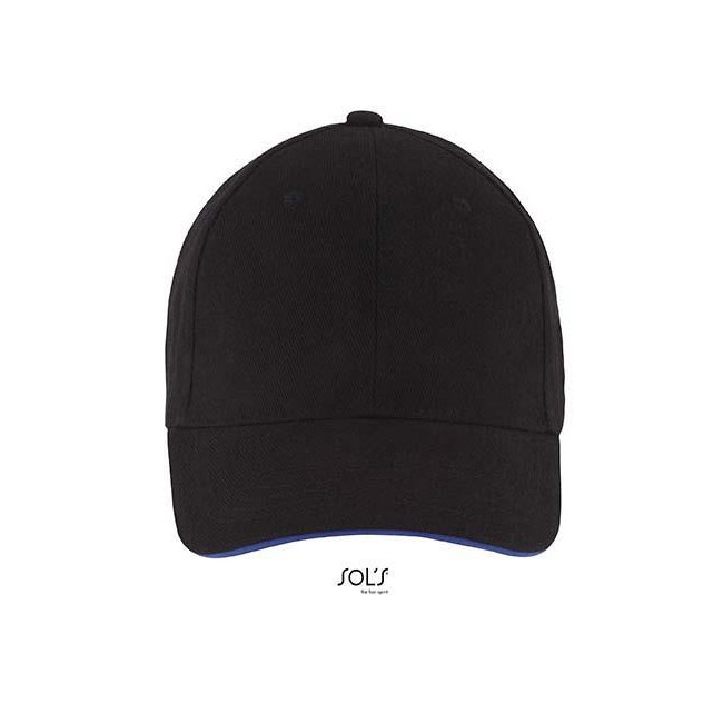 Casquette buffalo noir/royal - Sol's