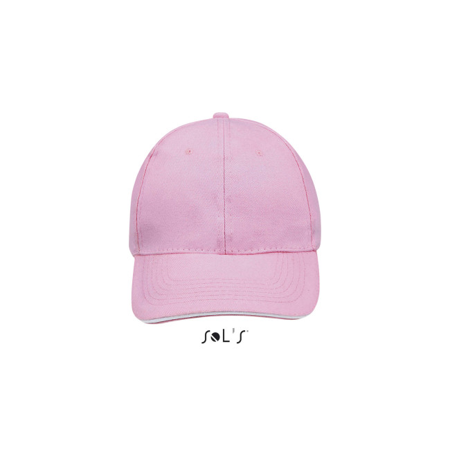 Casquette buffalo rose/blanc - Sol's