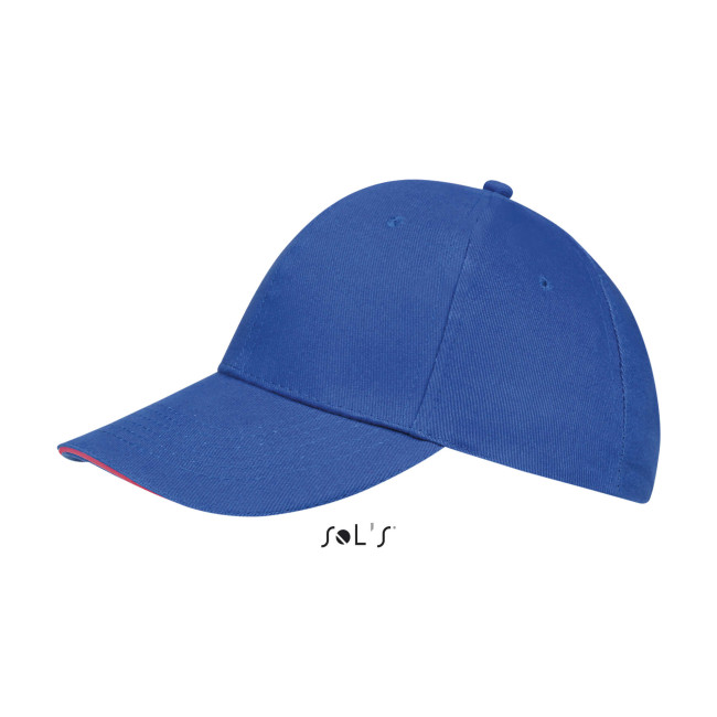 Casquette buffalo royal/corail fluo - Sol's