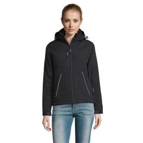 PARKA SOFTSHELL FEMME ROCK WOMEN NOIR - SOL'S