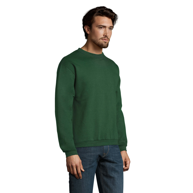 SWEAT-SHIRT SPIDER VERT BOUTEILLE - SOL'S