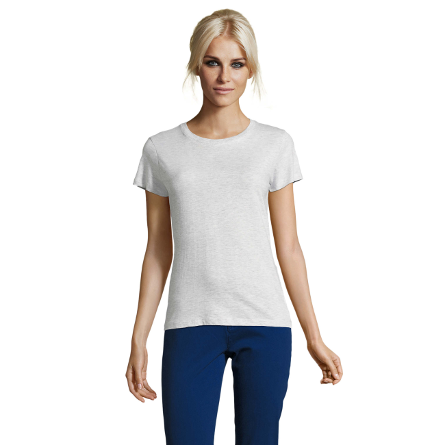 DAMEN T-SHIRT REGENT WOMEN GRAUMELIERT - SOL'S