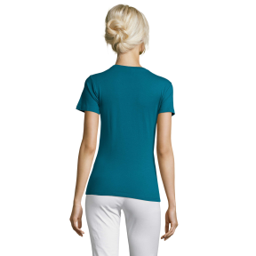 TEE-SHIRT FEMME REGENT WOMEN BLEU CANARD - SOL'S