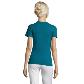 TEE-SHIRT FEMME REGENT WOMEN BLEU CANARD - SOL'S