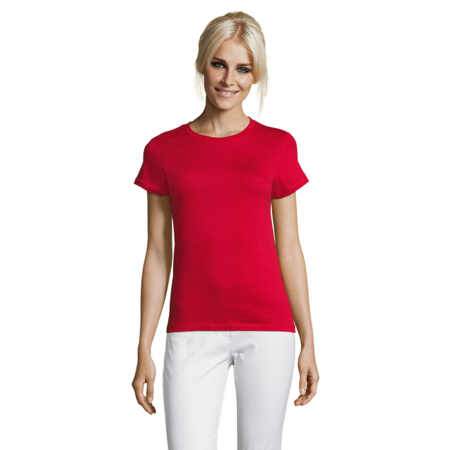 TEE-SHIRT FEMME REGENT WOMEN ROUGE - SOL'S