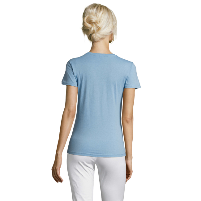 DAMEN T-SHIRT REGENT WOMEN HIMMELBLAU - SOL'S