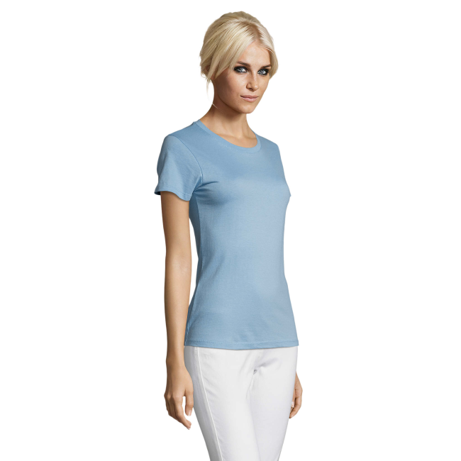 DAMEN T-SHIRT REGENT WOMEN HIMMELBLAU - SOL'S