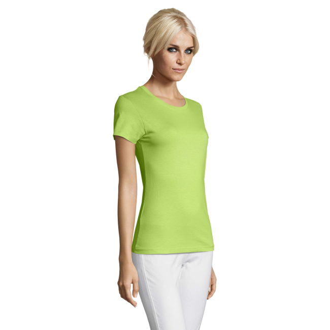 DAMEN T-SHIRT REGENT WOMEN APFELGRÜN - SOL'S