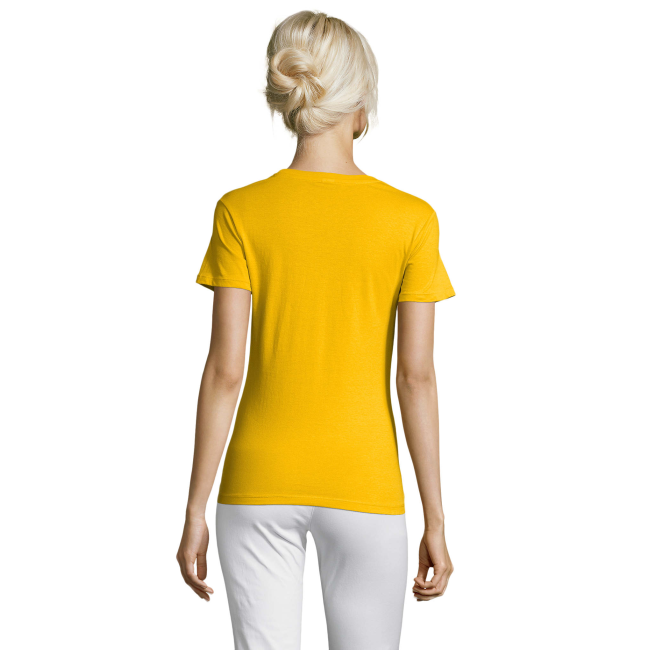 TEE-SHIRT FEMME REGENT WOMEN JAUNE - SOL'S