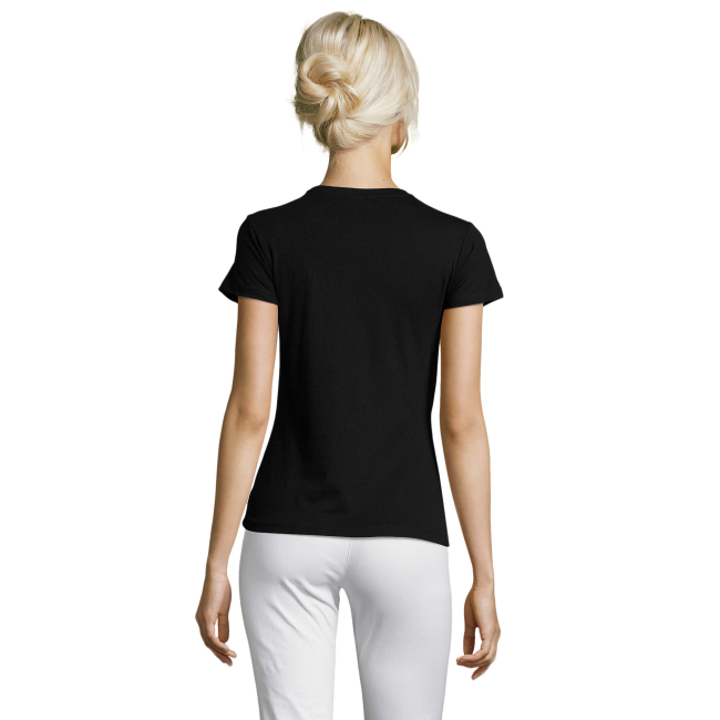 TEE-SHIRT FEMME REGENT WOMEN NOIR PROFOND - SOL'S