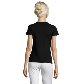 TEE-SHIRT FEMME REGENT WOMEN NOIR PROFOND - SOL'S