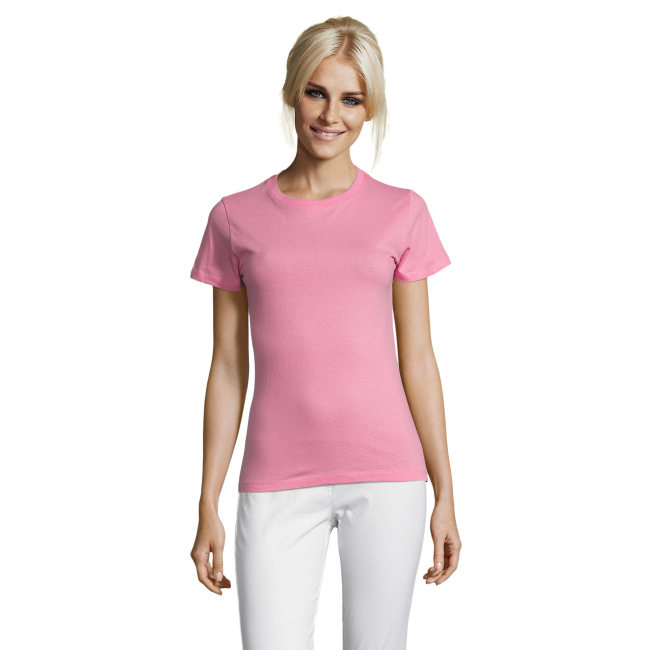 DAMES T-SHIRT REGENT WOMEN ORCHIDEE ROZE - SOL'S