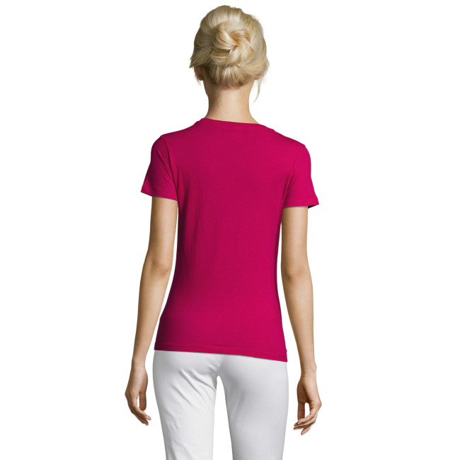 DAMES T-SHIRT REGENT WOMEN FUCHSIA - SOL'S