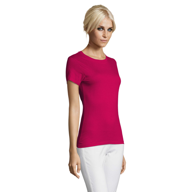 TEE-SHIRT FEMME REGENT WOMEN FUCHSIA - SOL'S