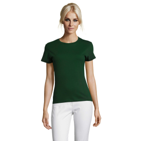 TEE-SHIRT FEMME REGENT WOMEN VERT BOUTEILLE - SOL'S