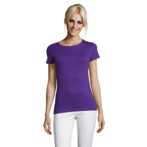 TEE-SHIRT FEMME REGENT WOMEN VIOLET FONCE - SOL'S