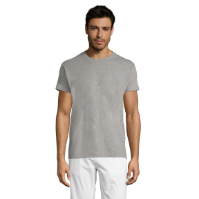 T-SHIRT REGENT GRIJS GEMÊLEERD - SOL'S