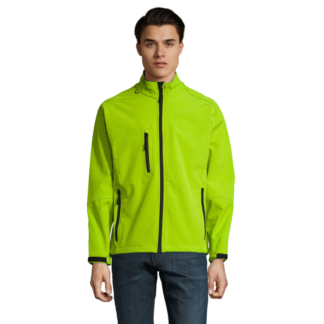 VESTE SOFTSHELL RELAX VERT ABSINTHE - SOL'S