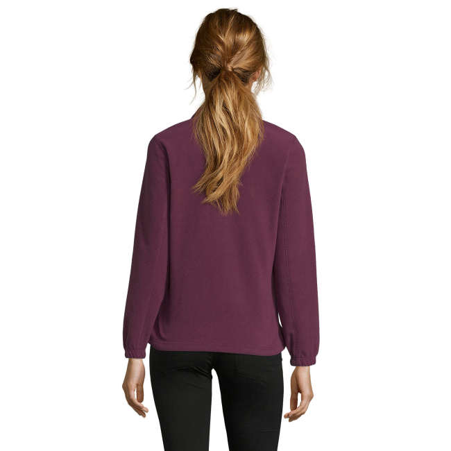 KURTKA DAMSKA MICROFLEECE NA ZAMEK NORTH WOMEN BORDOWA - SOL'S
