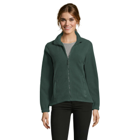 DAMEN MICROFLEECE-JACKE MIT REISSVERSCHLUSS NORTH WOMEN TANNENGRÜN - SOL'S