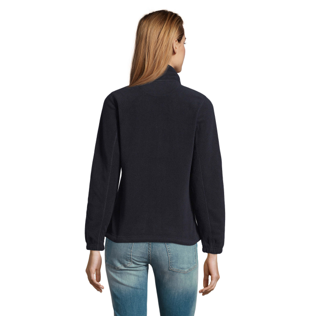 KAMIZELKA DAMSKA MICROFLEECE NA ZAMEK NORTH WOMEN GRANATOWA - SOL'S