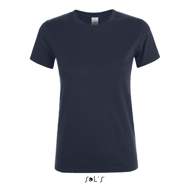 TEE-SHIRT FEMME REGENT WOMEN FRENCH MARINE - SOL'S