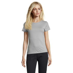TEE-SHIRT FEMME REGENT WOMEN GRIS PUR - SOL'S