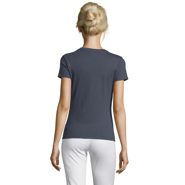 TEE-SHIRT FEMME REGENT WOMEN GRIS SOURIS - SOL'S