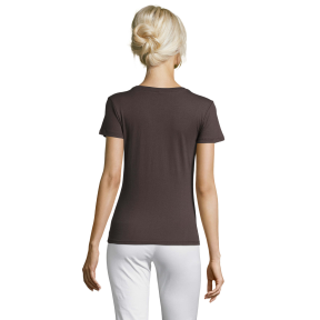 TEE-SHIRT FEMME REGENT WOMEN GRIS FONCE - SOL'S